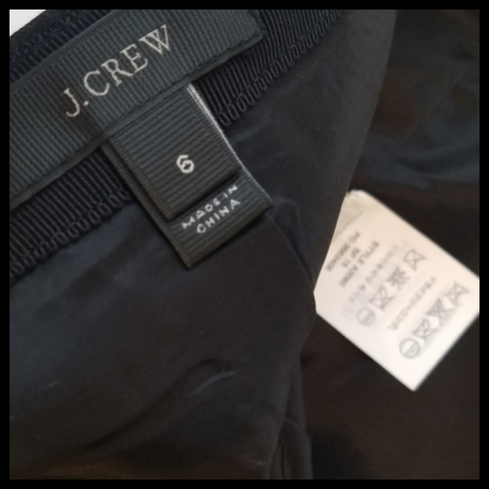 J. Crew Black Pencil Career Skirt - Picture 2 of 7